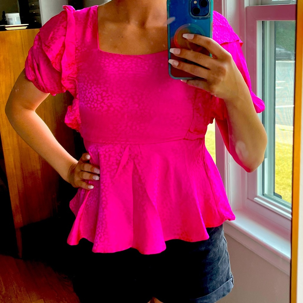 Olivia Ruben silk top, never worn